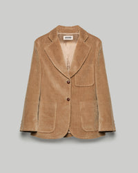 John - veste tailleurs velours - poches plaquées - coupe mode - 3 - Alexandra Golovanoff
