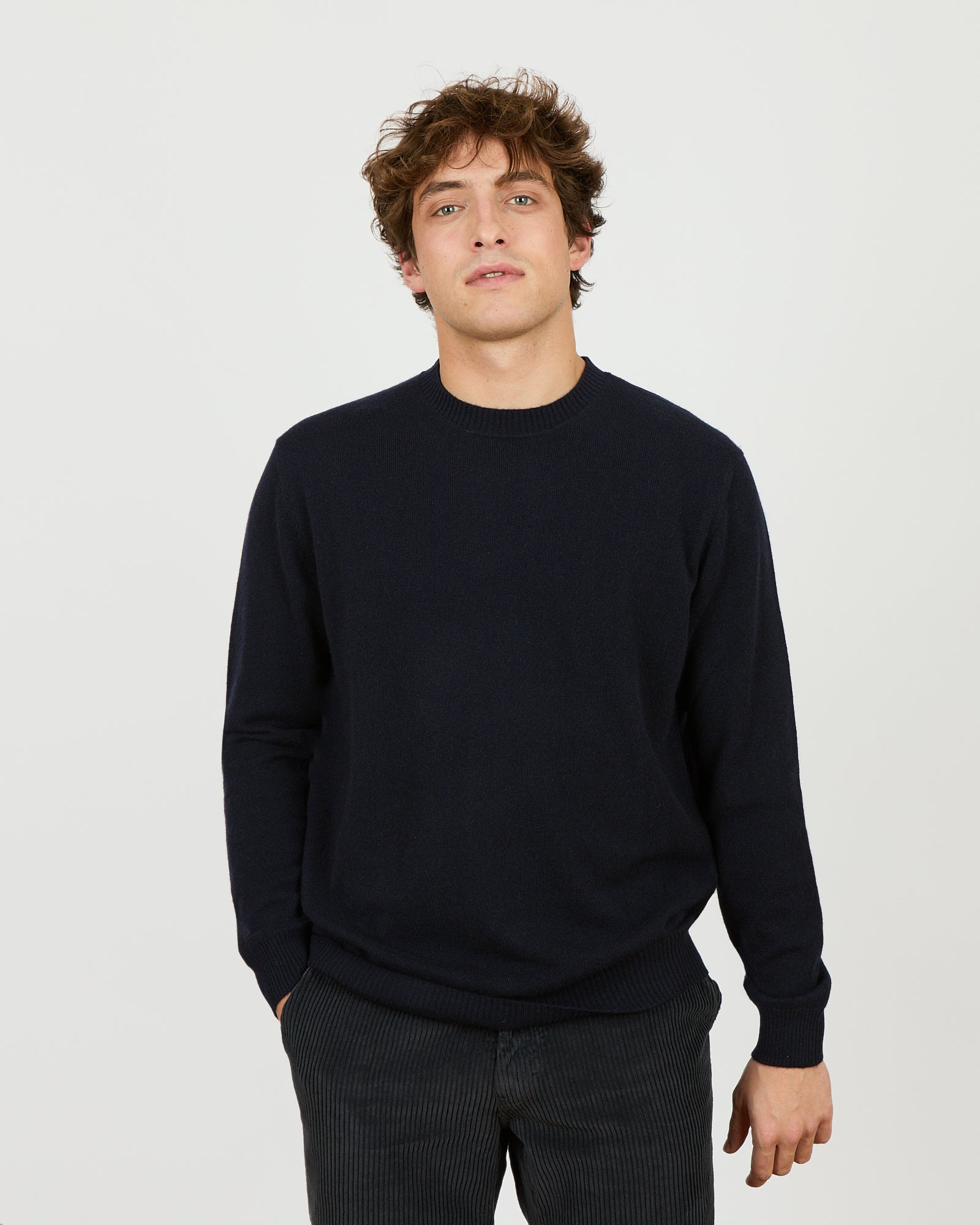 Virgile Man Light Navy - 1 - Alexandra Golovanoff