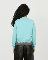 Mila - Cardigan fin col rond et manches raglantes en 100% cachemire - 2 - Alexandra Golovanoff