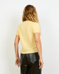 Mini - T-shirt manches arrondies en cachemire et soie - 2 - Alexandra Golovanoff