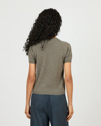 André - T-shirt fin manches courtes en 100% cachemire - 2 - Alexandra Golovanoff
