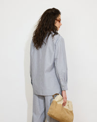 Alma - Chemise en coton rayée fil à fil - 3 - Alexandra Golovanoff