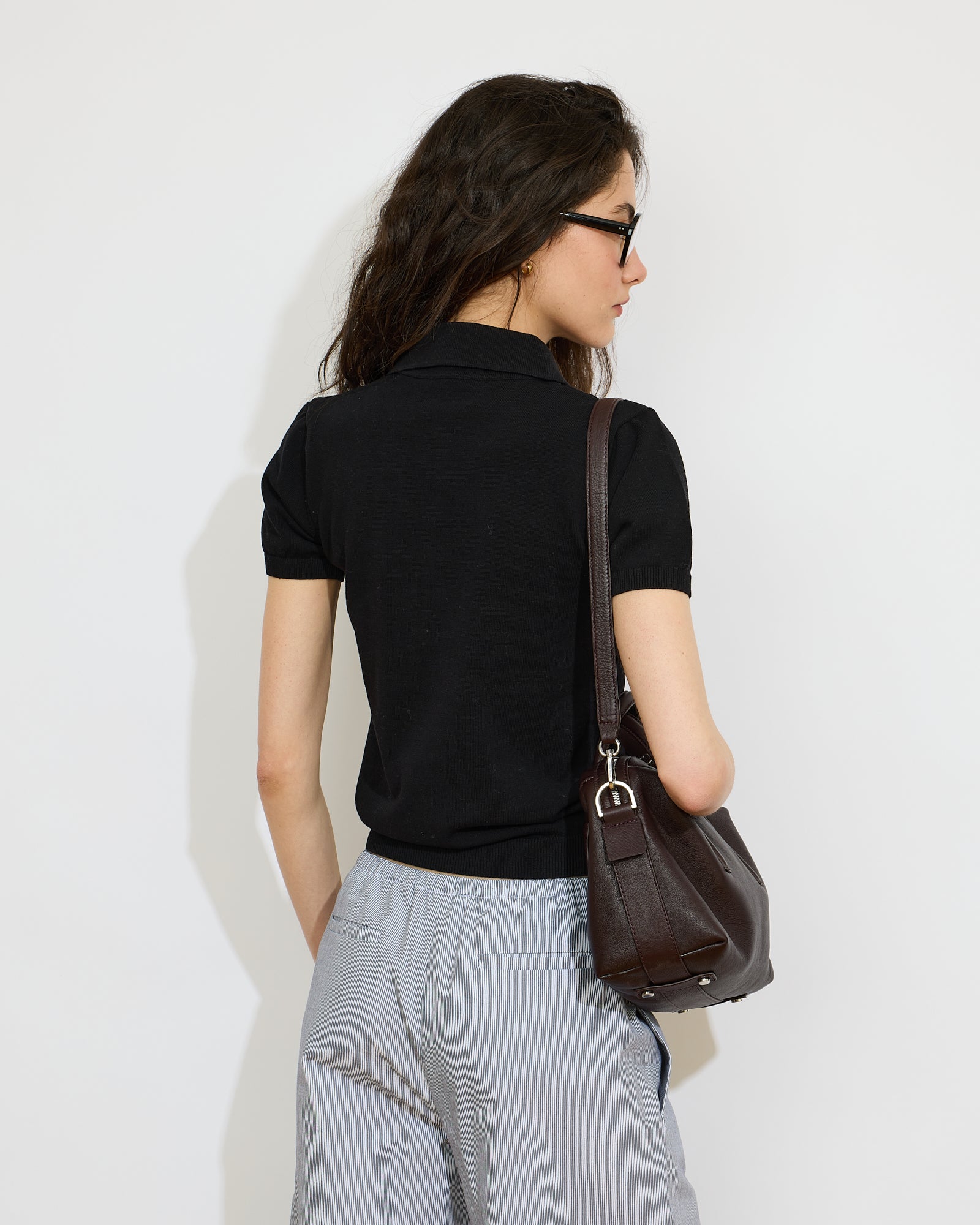Léa - Polo en coton et lin - 2 - Alexandra Golovanoff