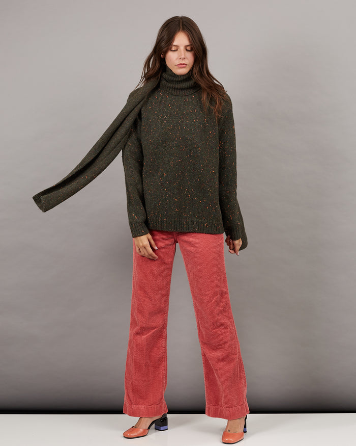 alexandra golovanoff Col-écharpe mixed kaki 15