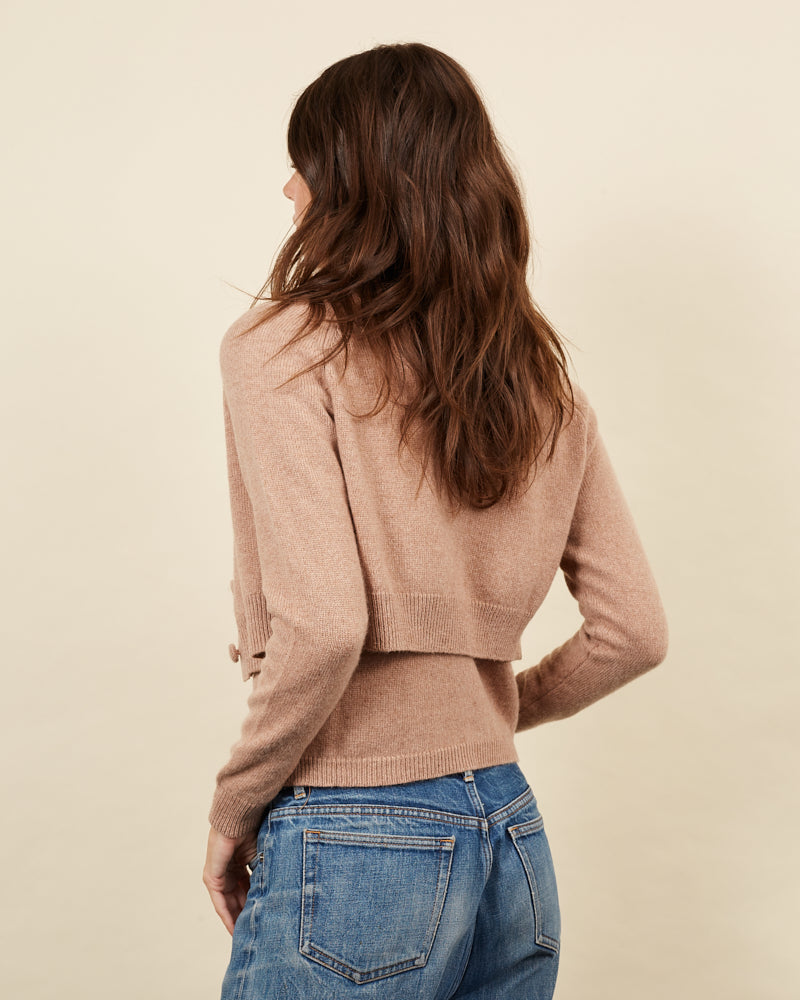 cardigan crop Mila beige 15