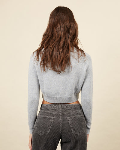cardigan crop Mila grey 15