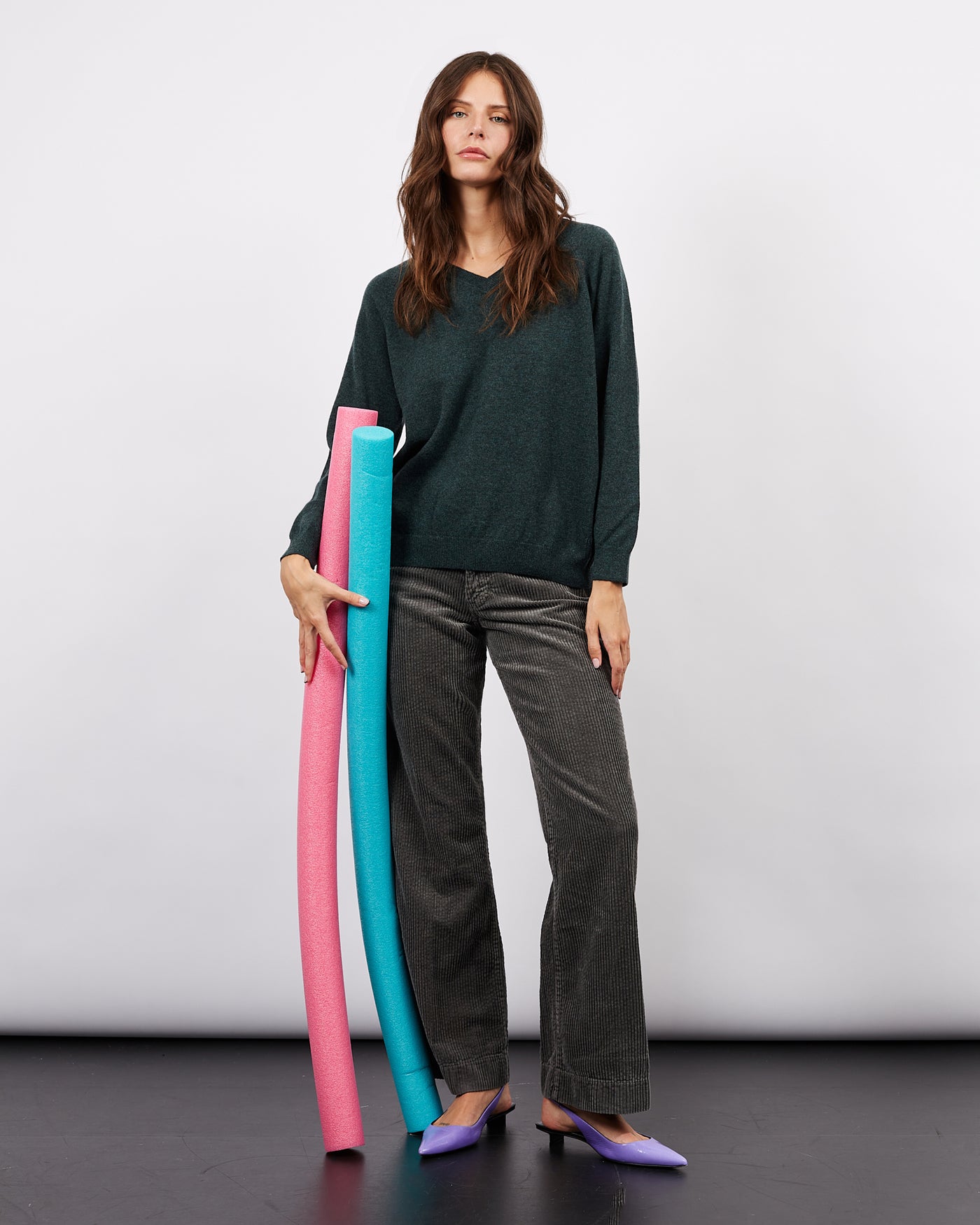 Pantalon France velours kaki 15
