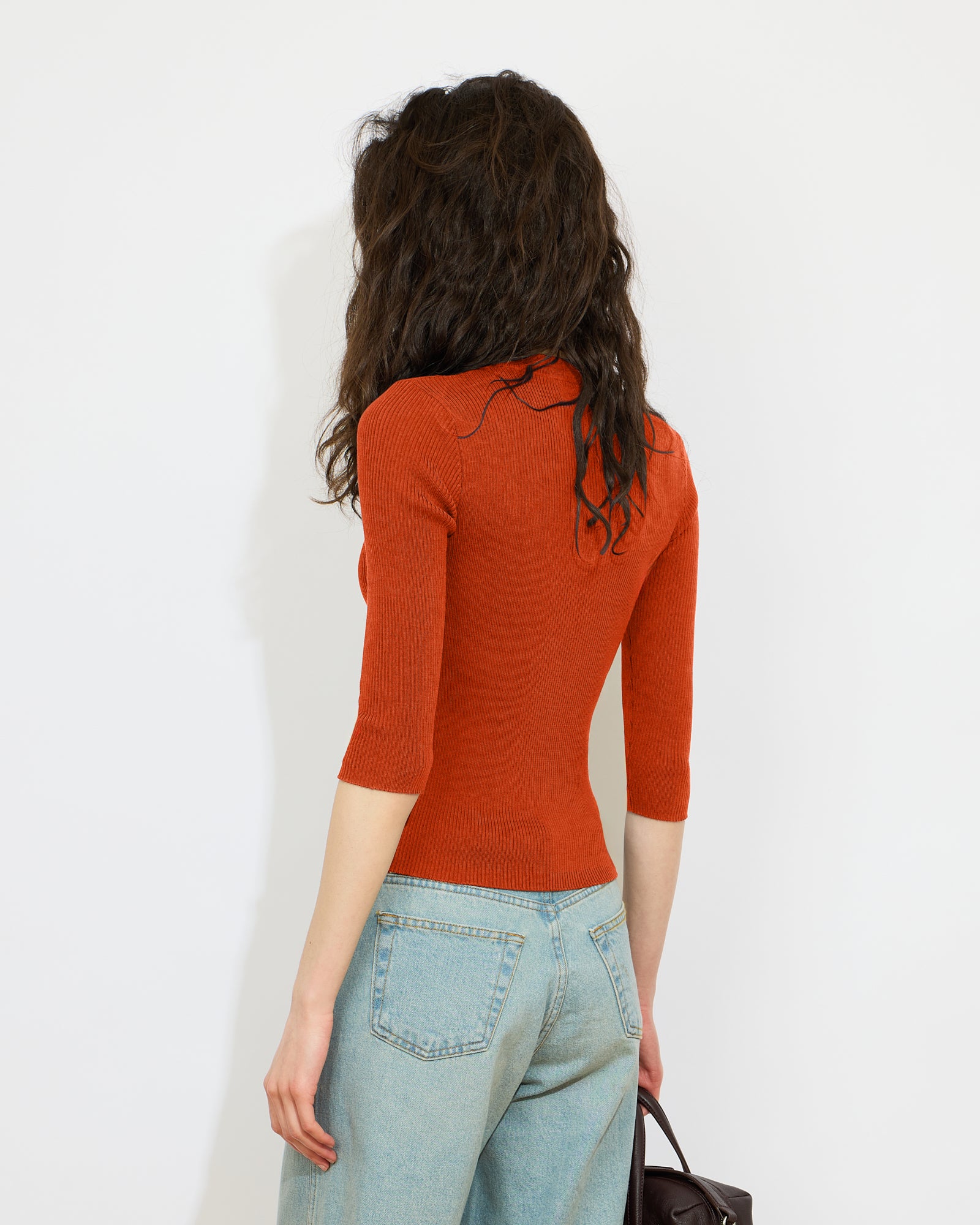 Mona - T-shirt manches 3/4 en 100% coton - 2 - Alexandra Golovanoff