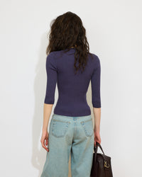 Mona - T-shirt manches 3/4 en 100% coton - 2 - Alexandra Golovanoff