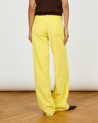 Cécile - Pantalon velours - taille mi-haute - jambe large - 3 - Alexandra Golovanoff