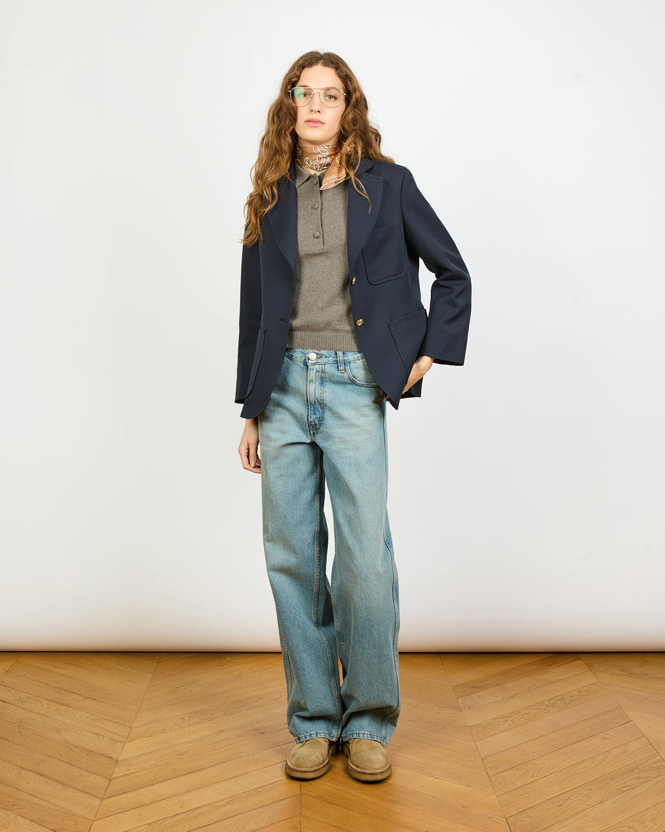 John - Veste en Gabardine - 3 poches plaquées - 1 - Alexandra Golovanoff
