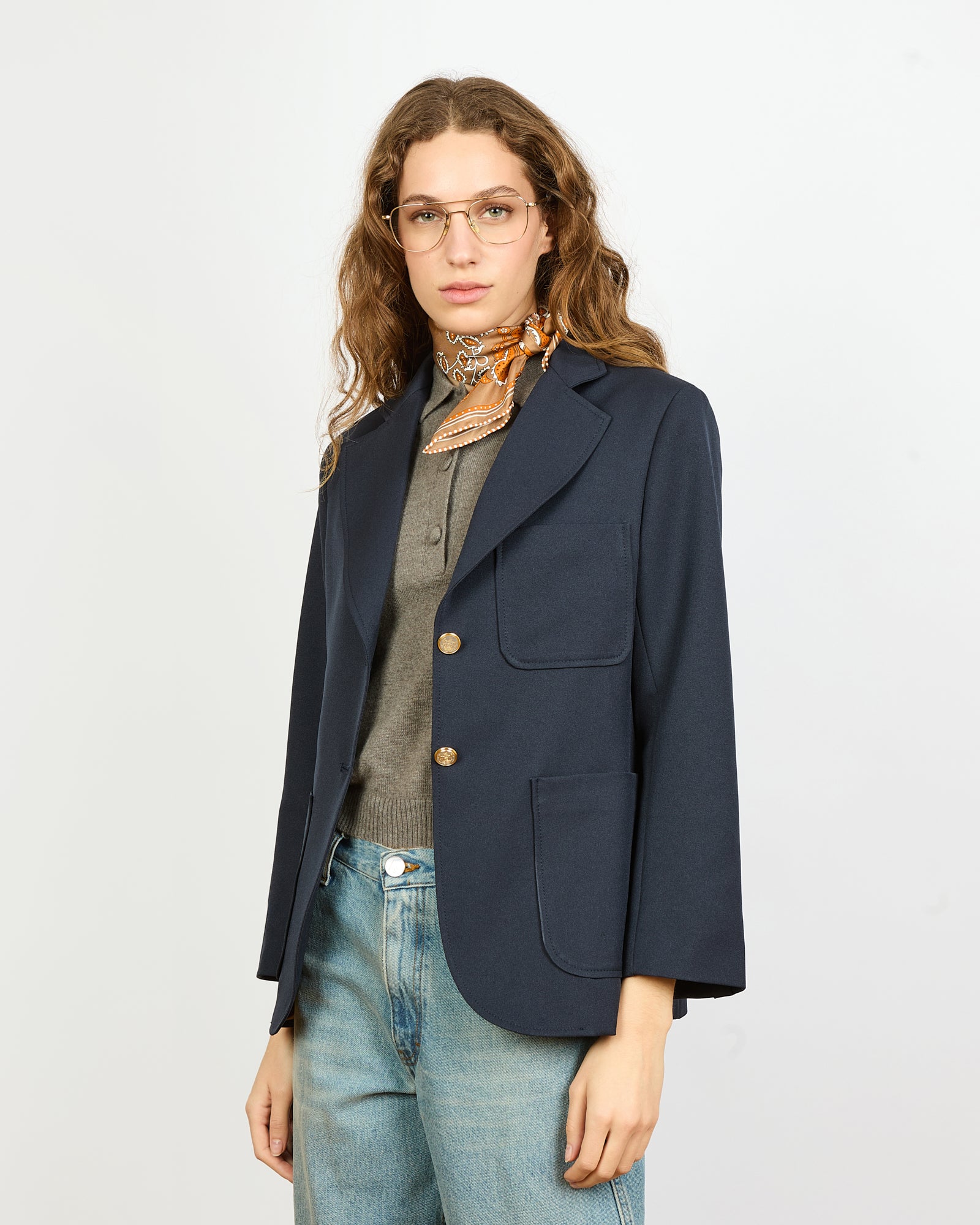 John - Veste en Gabardine - 3 poches plaquées - 2 - Alexandra Golovanoff