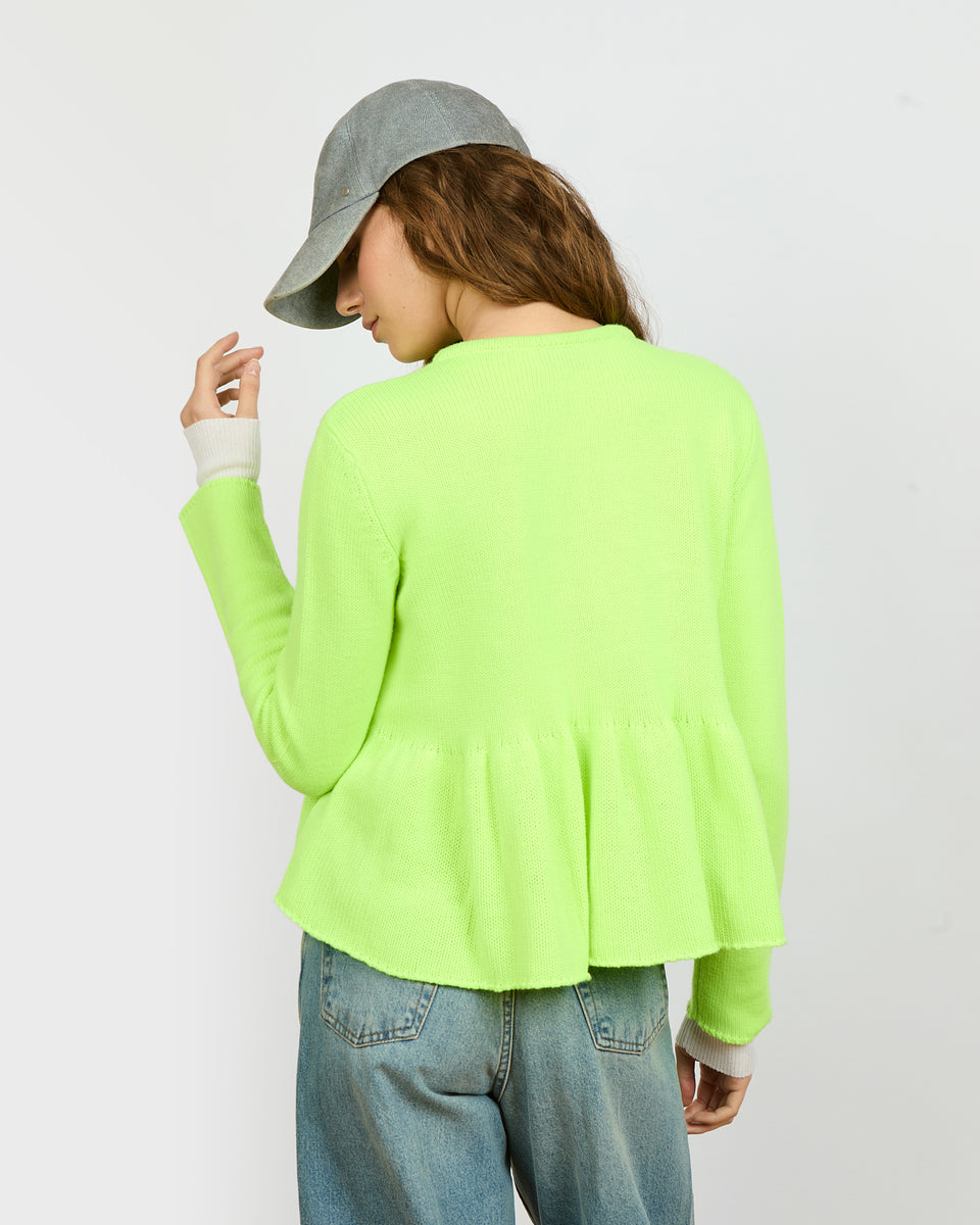 Iris - Cardigan en 100% laine vierge - 2 - Alexandra Golovanoff