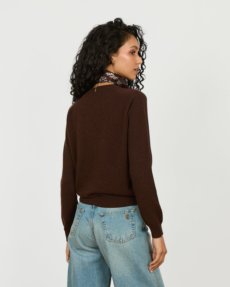 Mila - Pull fin col rond en 100% cachemire - 2 - Alexandra Golovanoff