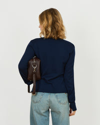Violette - Pull col rond et manches longues en 100% laine vierge - 2 - Alexandra Golovanoff