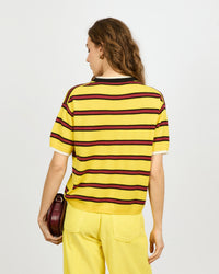 Alberto - T-shirt  fin en trompe l'œil en 100% cachemire - 2 - Alexandra Golovanoff