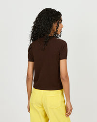 André - T-shirt fin manches courtes en 100% cachemire - 2 - Alexandra Golovanoff