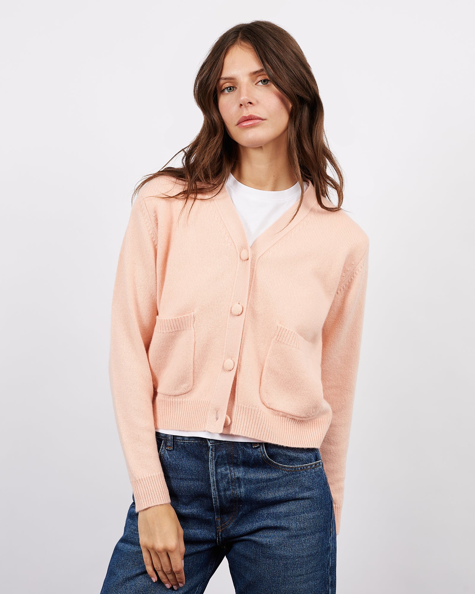 Cardigan Granny pink 15 - 1 - Alexandra Golovanoff