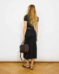 Ilana - Robe longue avec ouverture devant en 100% coton - 2 - Alexandra Golovanoff