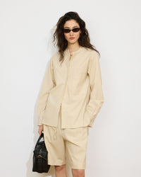 Alma - Chemise en suiting de laine extra fin - 1 - Alexandra Golovanoff