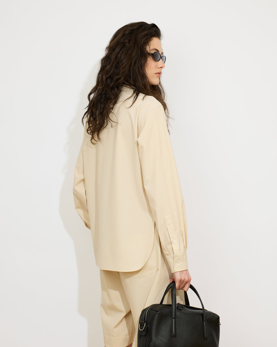 Alma - Chemise en suiting de laine extra fin - 2 - Alexandra Golovanoff
