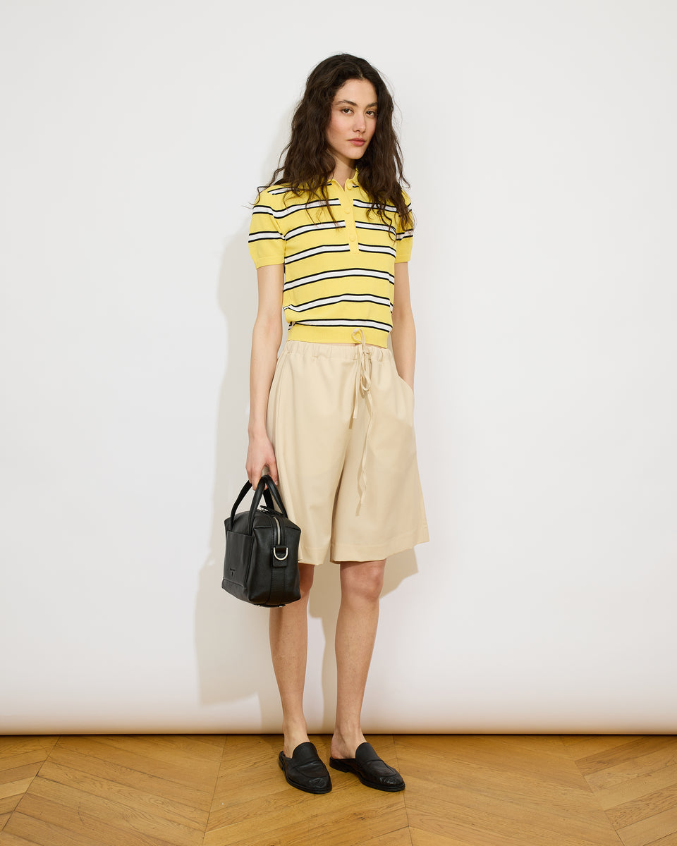 Jade - Bermuda en suiting de laine extra fin et sec - 2 - Alexandra Golovanoff