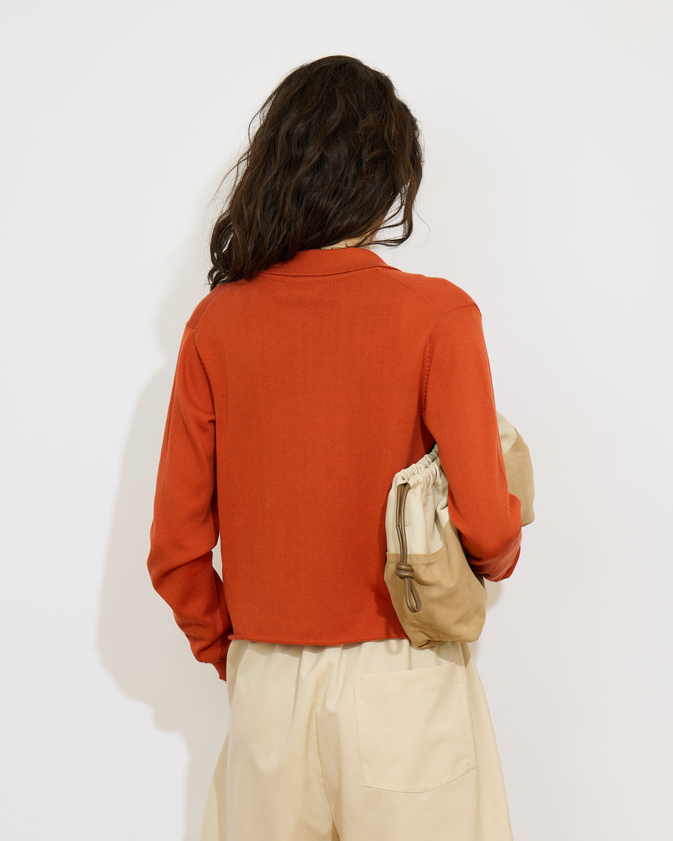Margaux - Chemise au col polo en 100% coton - 2 - Alexandra Golovanoff