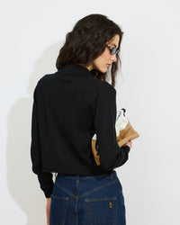 Margaux - Chemise au col polo en 100% coton - 2 - Alexandra Golovanoff