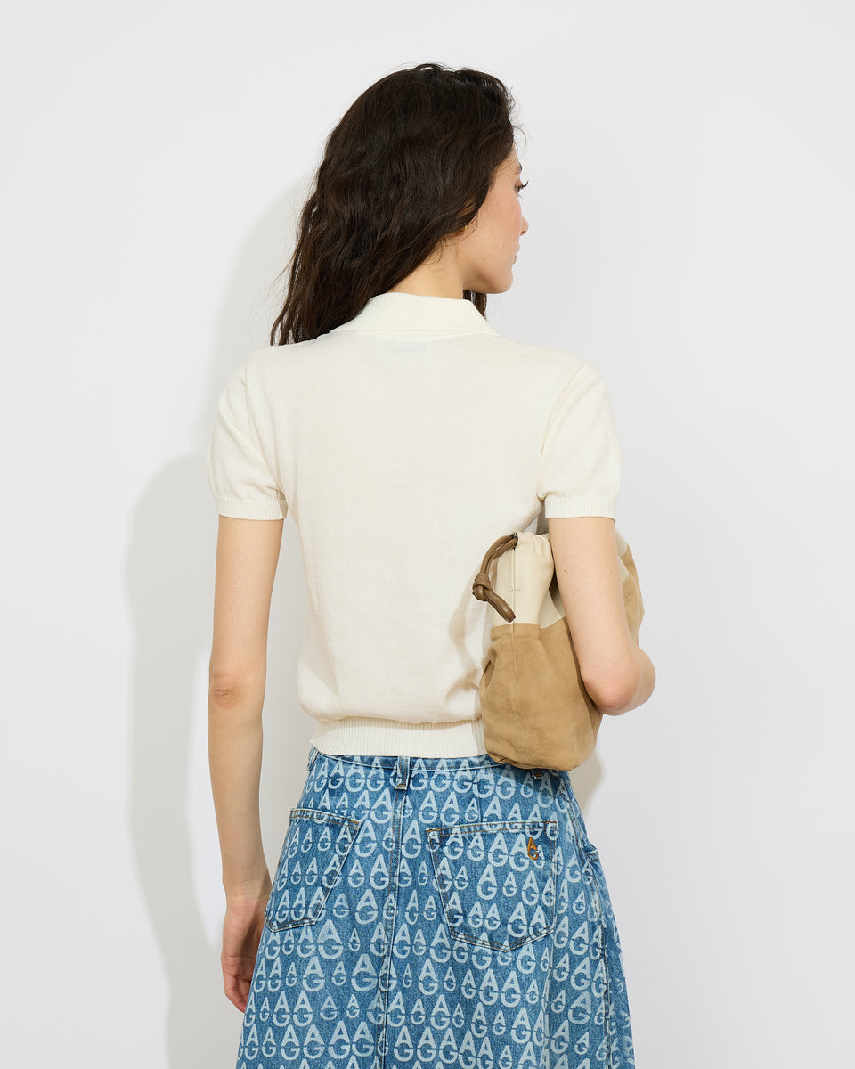 Léa - Polo en 100% coton - 2 - Alexandra Golovanoff