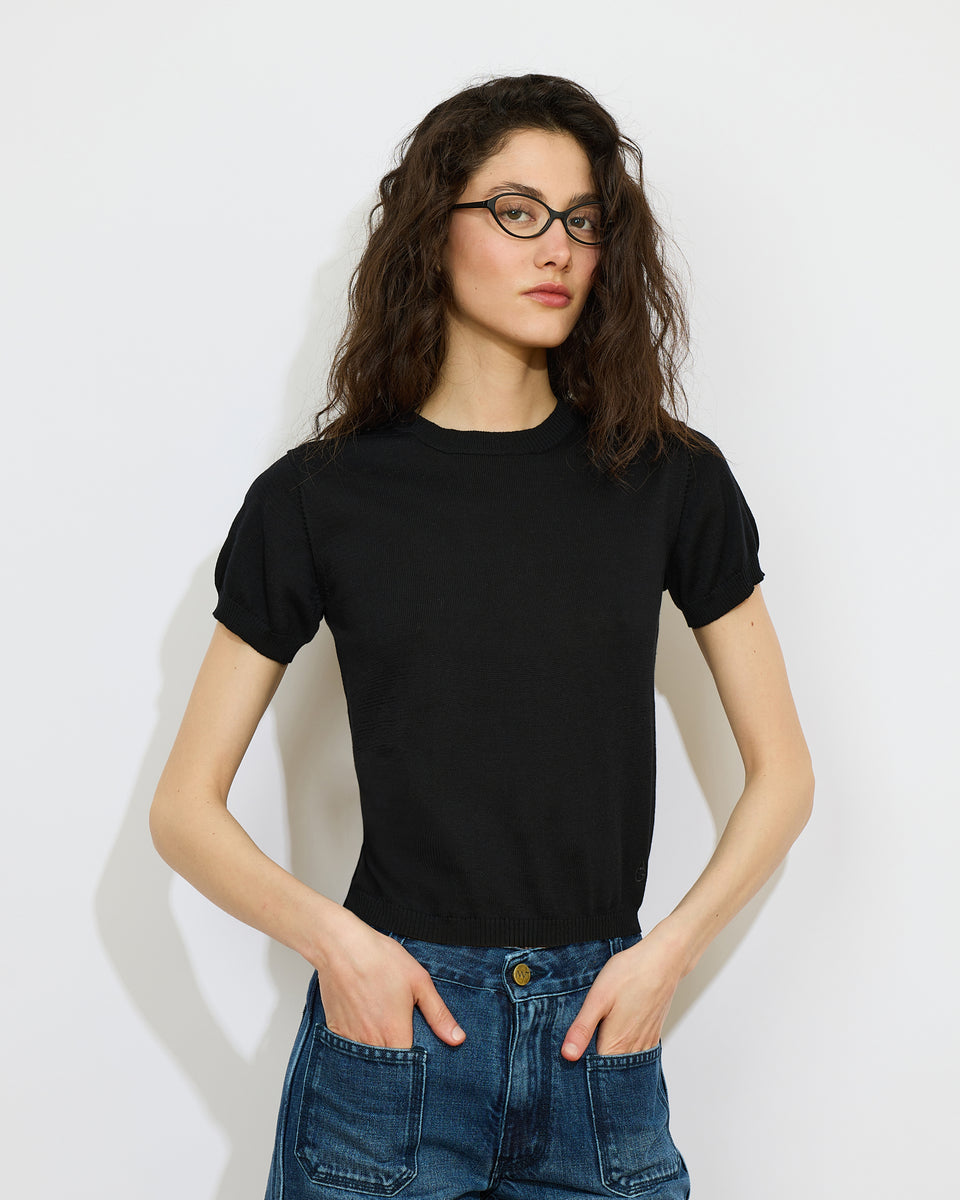 Mini - T-shirt droit en 100% coton - 1 - Alexandra Golovanoff