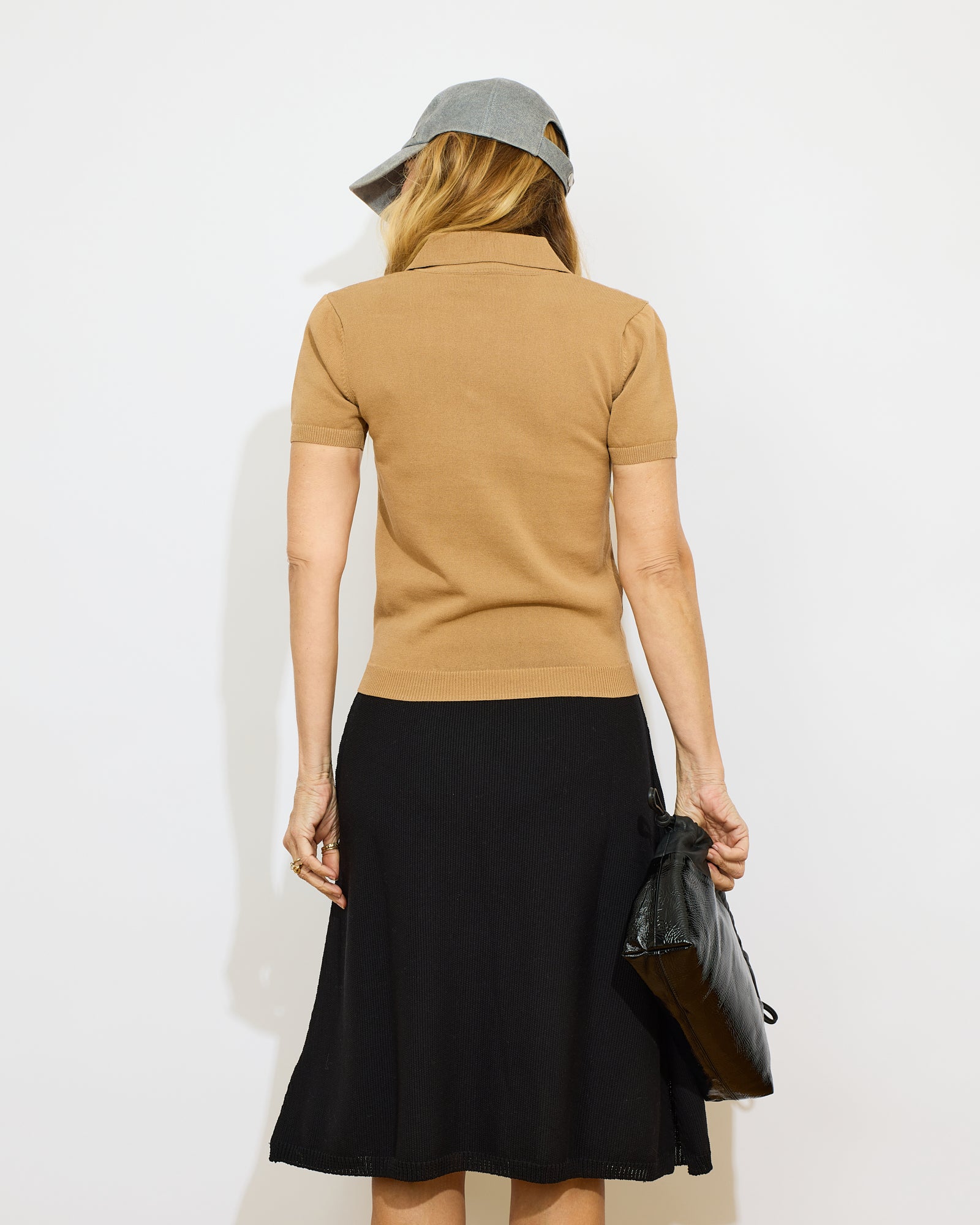 Léa - Polo en coton et lin - 2 - Alexandra Golovanoff