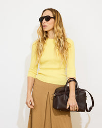 Mona - T-shirt manches 3/4 en 100% coton - 1 - Alexandra Golovanoff