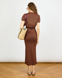 Robe - Robe longue aux bretelles fines avec petit t-shirt - 2 - Alexandra Golovanoff