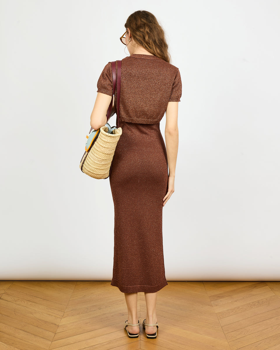 Robe - Robe longue aux bretelles fines avec petit t-shirt - 2 - Alexandra Golovanoff
