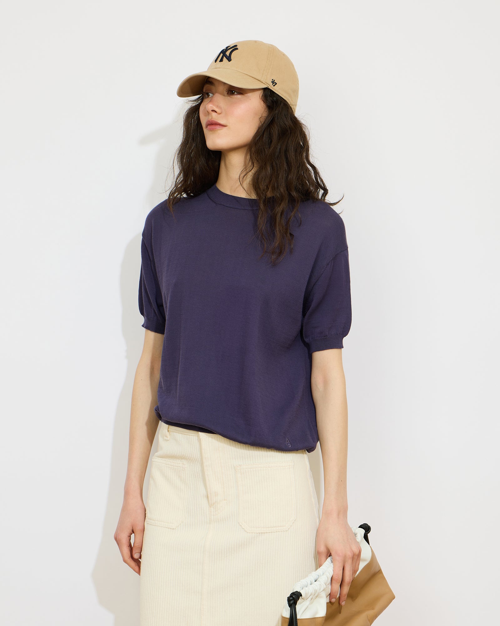 Albert - T-shirt droit en 100% coton - 1 - Alexandra Golovanoff