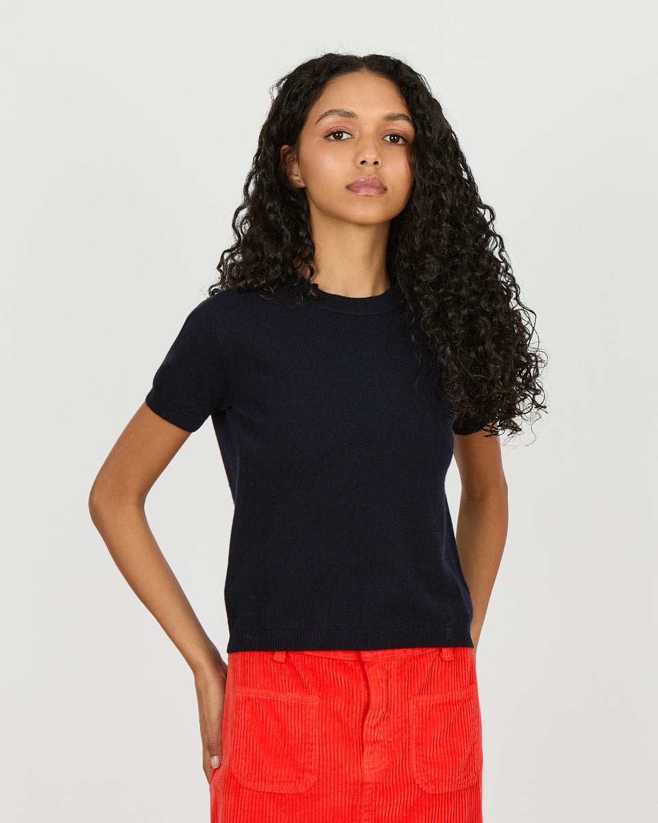 Mini Andre Light Navy - 1 - Alexandra Golovanoff