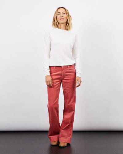 Pantalon France velours blush 15