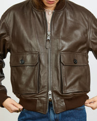 Marlon - Blouson en 100% cuir d'agneau - 4 - Alexandra Golovanoff