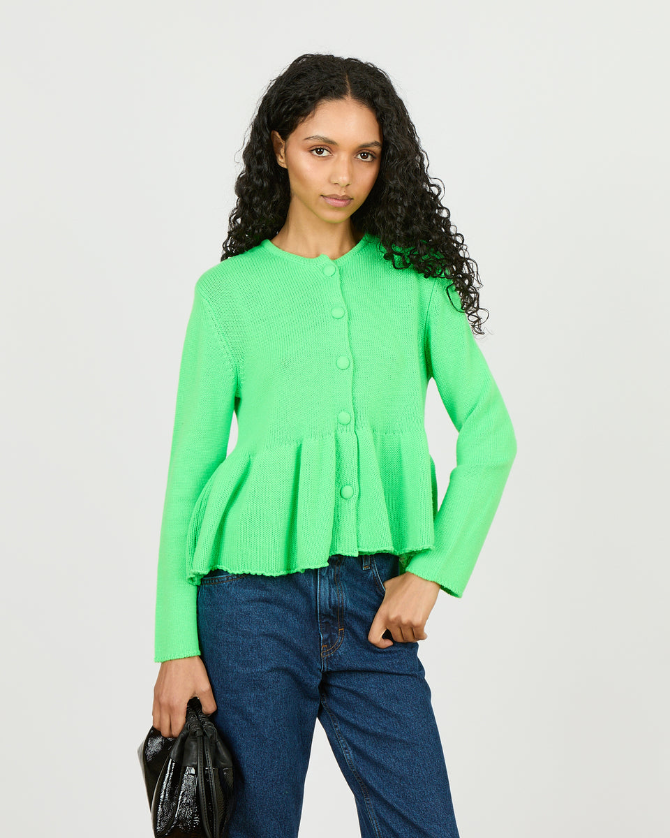 Iris - Cardigan en 100% laine vierge - 1 - Alexandra Golovanoff