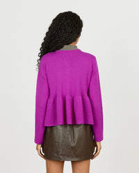 Iris - Cardigan en 100% laine vierge - 2 - Alexandra Golovanoff
