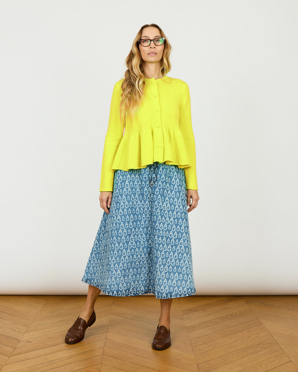 Iris - Cardigan en 100% laine vierge - 1 - Alexandra Golovanoff