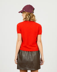 André - T-shirt fin manches courtes en 100% cachemire - 2 - Alexandra Golovanoff