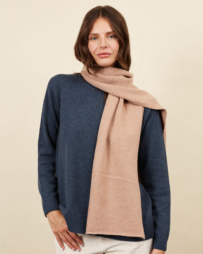 alexandra golovanoff Echarpe beige 15