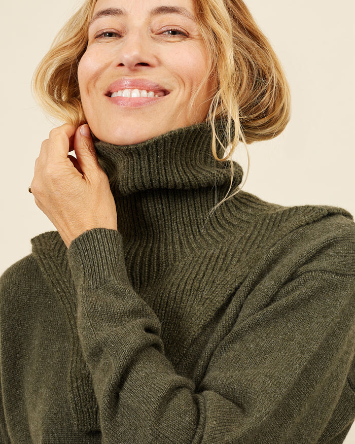 alexandra golovanoff Plastron kaki 15