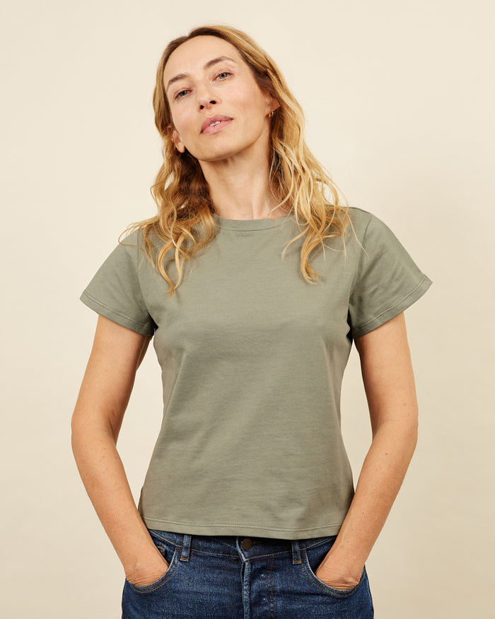 alexandra golovanoff T-shirt César kaki 15