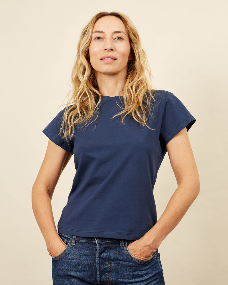 T-shirt César navy 15 - 1 - Alexandra Golovanoff