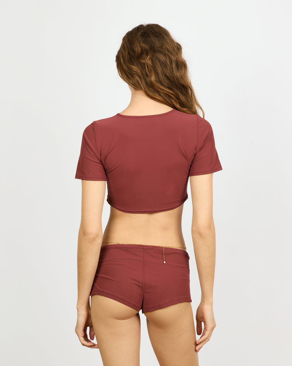 Tortuga - Maillot de bain 2 pièces shorty et crop top - 2 - Alexandra Golovanoff