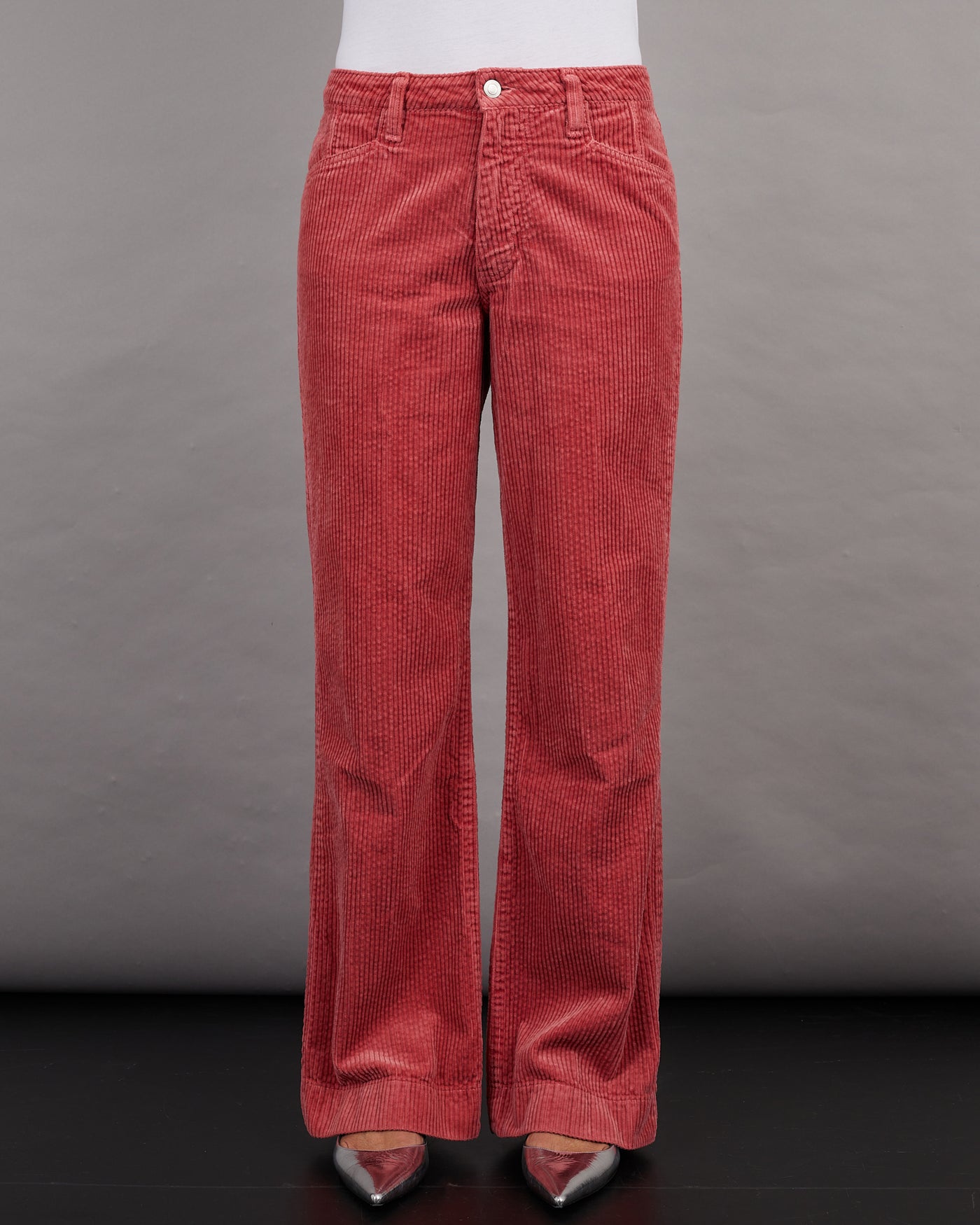 Pantalon France velours blush 15