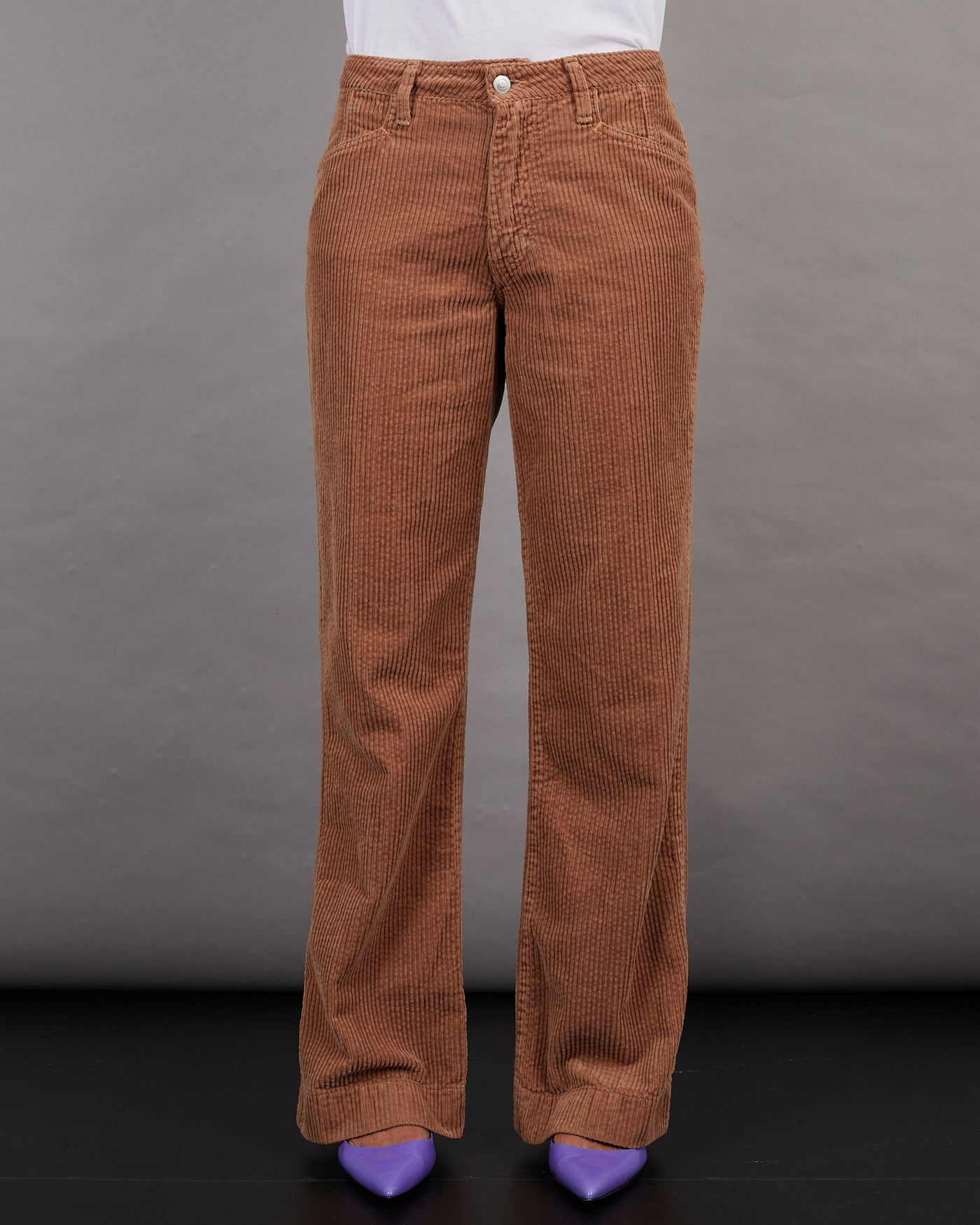 Pantalon France velours camel 15