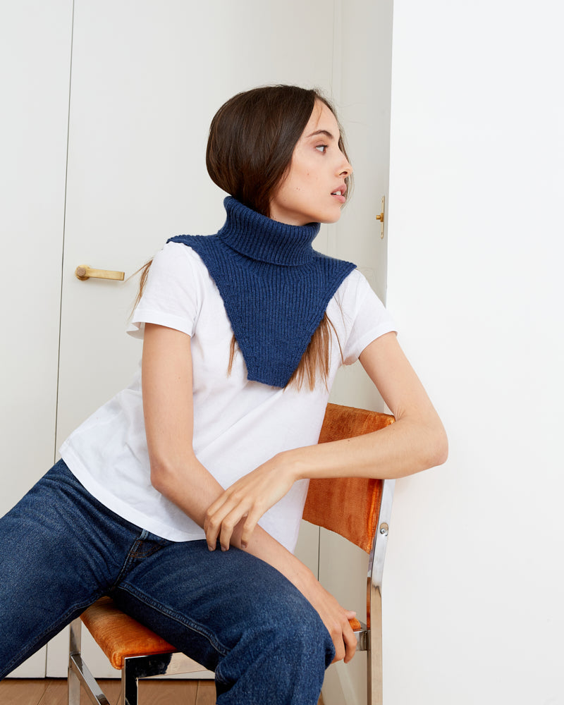 Plastron blue 13 - 1 - Alexandra Golovanoff